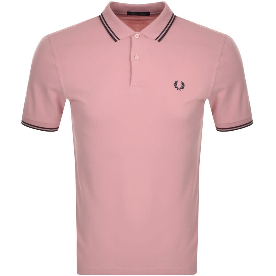POLO FRED PERRY TWIN TIPPED PINK