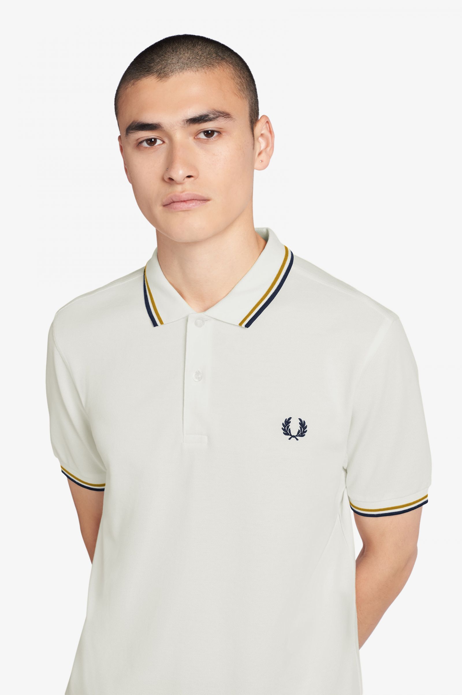 POLO FRED PERRY TWIN TIPPED SNOW