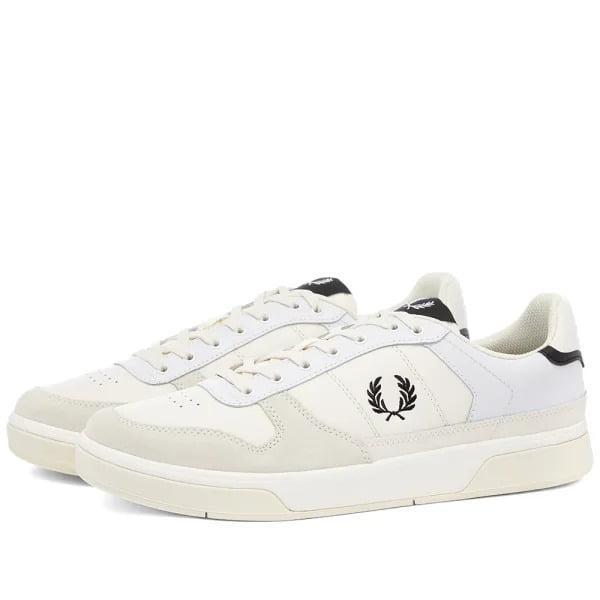 TÊNIS FRED PERRY LEATHER SNOW WHITE