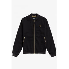 JAQUETA FRED PERRY TWILL BOMBER BLACK