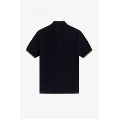 POLO FRED PERRY FUNNEL NECK NAVY