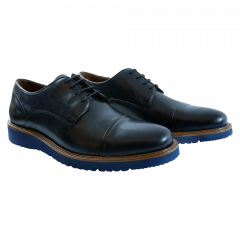 Sapato Casual Bicolor Preto Blue