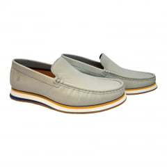 MOCASSIM MASCULINO COURO LINHA SPORT CARAMELO | USE SANTA FÉ